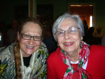 Betty Reardon with Evelin Lindner