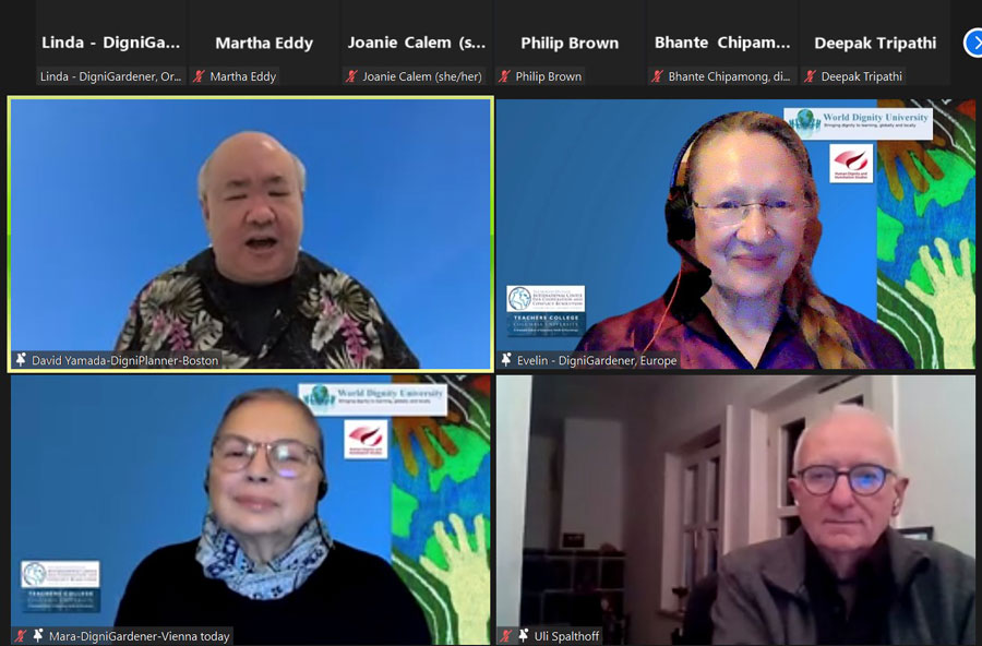 Screenshot of workshop session